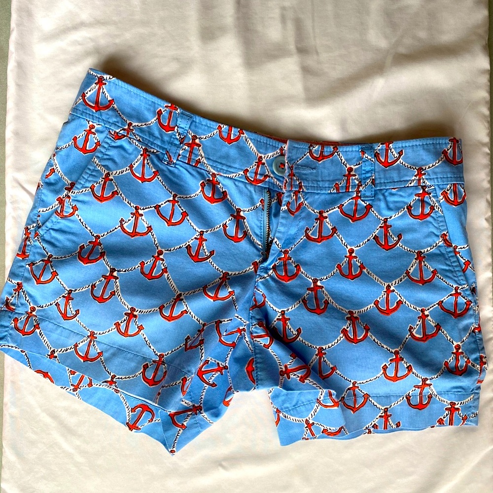 Lilly Pulitzer Callahan Anchors Away shorts RARE AUTHENTIC - Picture 2 of 3